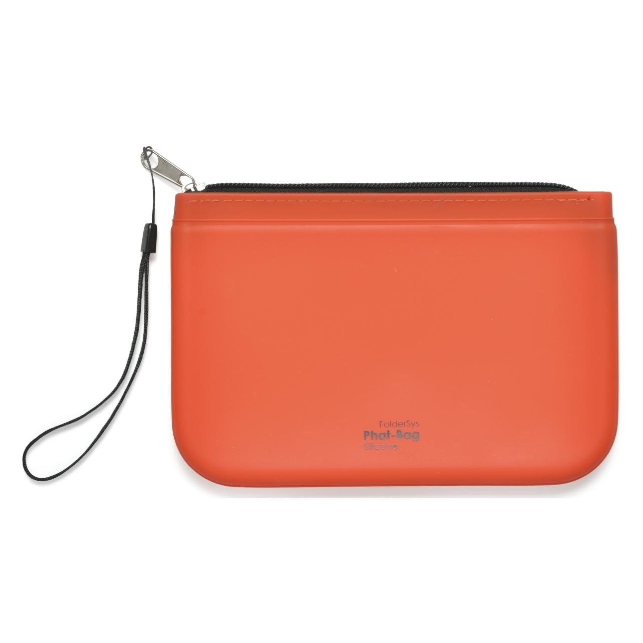 Foldersys Reissverschlussbeutel PHAT BAG A6 orange/schwarz 1,2 mm (A6) (40486-80)