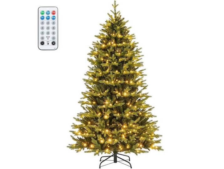 WEIHNACHTSBAUM mit 11 Lichtmodi 210cm Grün
