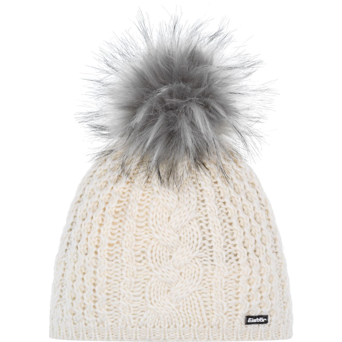 Eisbär Afra Lux Mütze white|grau (200) 80111-200