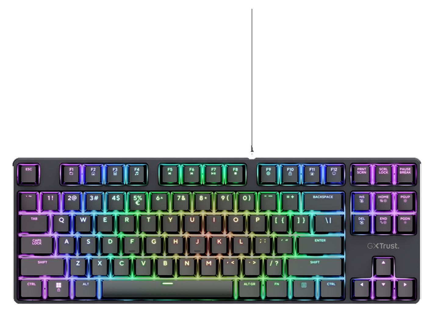 Trust Gxt864 Cada Gaming Toetsenbord
