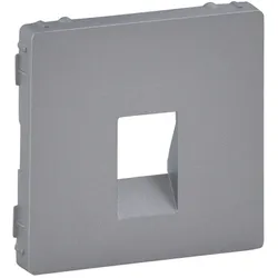 Legrand Valena Life, Abdeckung für Lautsprecherdose mit Federklemmen (aluminium)