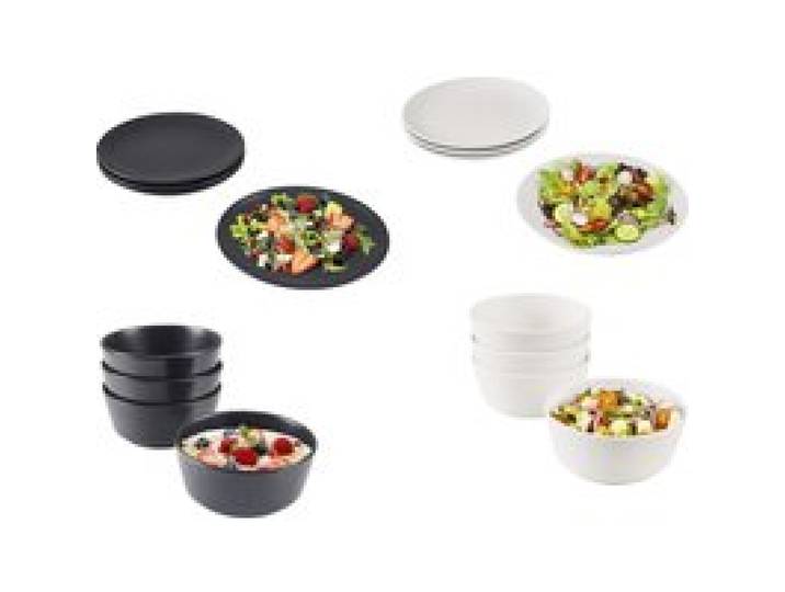 SILVERCREST® Set d'assiettes ou bols, 4 pièces