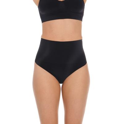 Shapingslip MAGIC BODYFASHION "Shimmer Thong", Damen, Gr. L, schwarz, Obermaterial: 90% Polyamid, 10% Elasthan, Unterhosen