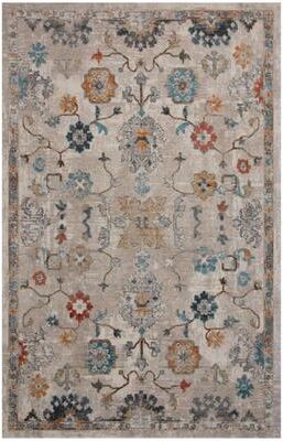 NAVATEXTURA Cosmopolitan Traditional Beige Wool/Tencel Area Rug