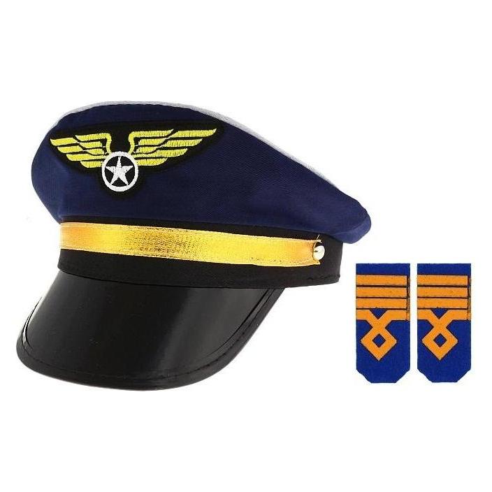 Jovi Pilotenmütze mit Schulterklappen (42297120)