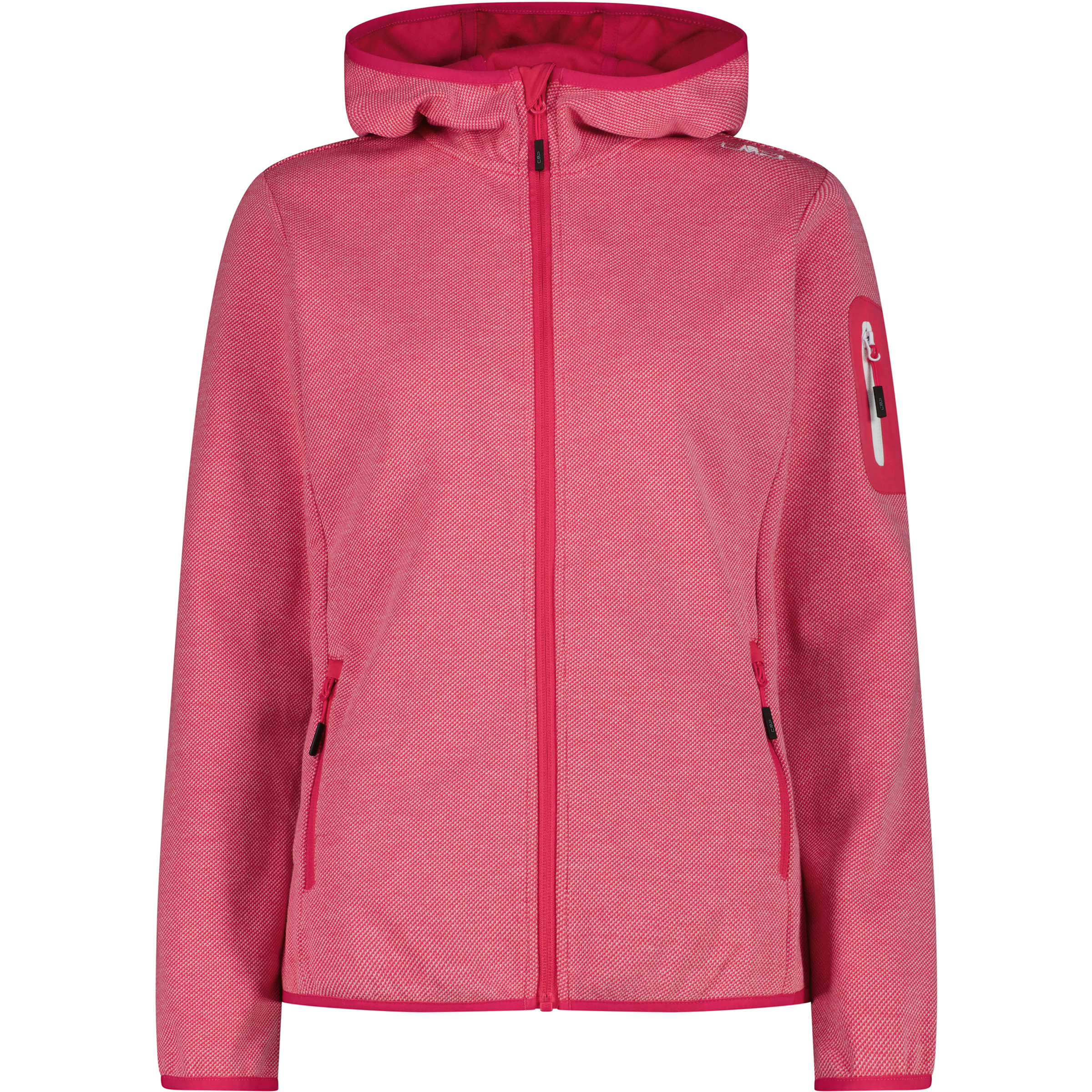 CMP Damen Fleecejacke pink Größe S Trekking Hautfreundlich
