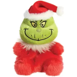 Grinch – Plüschtier / mazlíček sitzend Grinch in kostýmu Santa Clause 13 cm aus der Kollektion Palm Pals Eco-Friendly