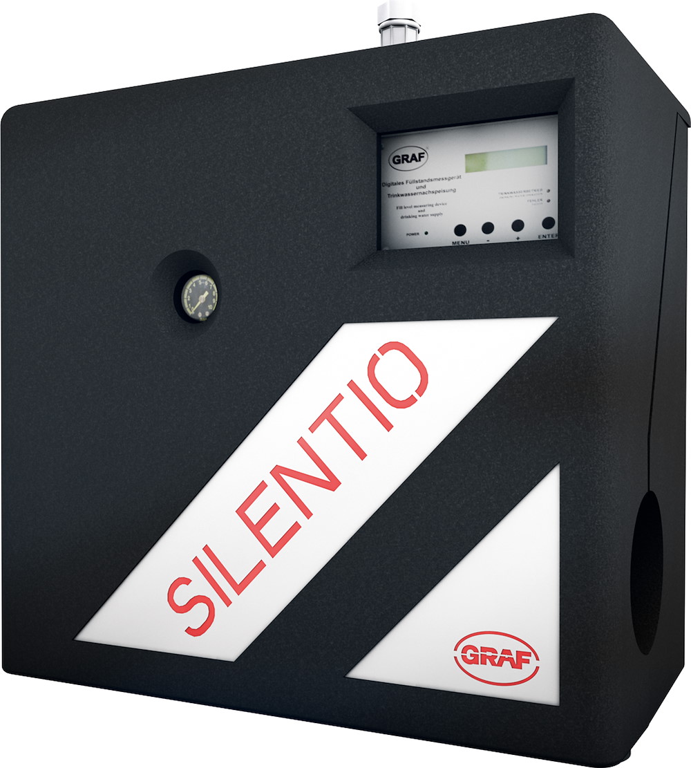 GRAFOTTOGMBH Aqua-Center Silentio 15/4 mit Abdeckhaube / GRAF, rot 16942029
