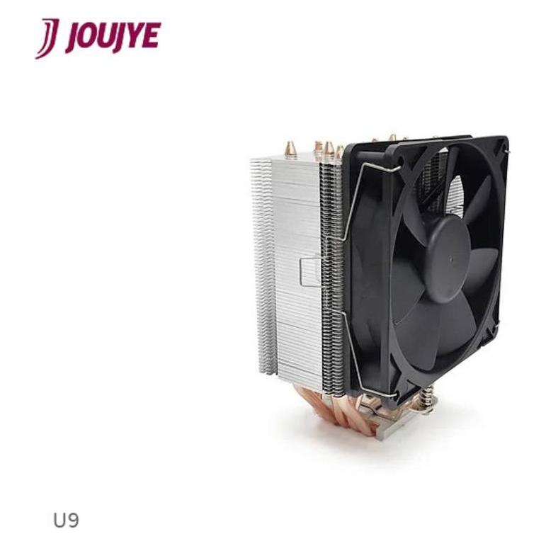 Dynatron U9 Intel/AMD CPU Kuehler Desktop Multi Socket 20xx/1700/1200/115x/AM5/AM4 Aluminium und Kup (158 mm) (A 2764)