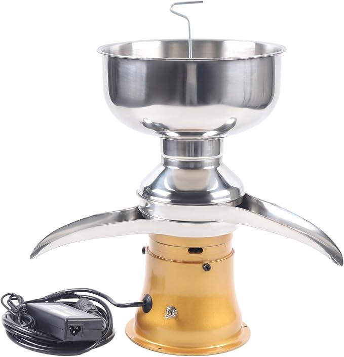 Elektrische Milchzentrifuge 50L/H 100-240V Milchseparator Milchcreme-Separator Maschine 9800-11000 RPM 5L Behälter Edelstahl Gelb Für Kuhmilch Ziegenmilch Neu