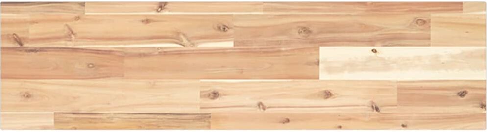 vidaXL Étagère flottante 100x20x2 cm bois d'acacia massif non traité