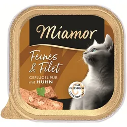 Miamor Feines & Filet Geflügel Pur & Huhn | 16x 100g