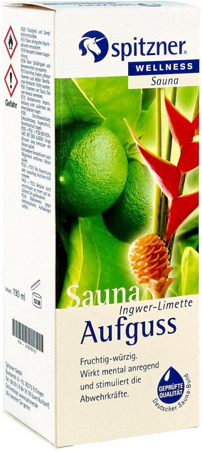 Spitzner Saunaaufguss Ingwer Limette Wellness