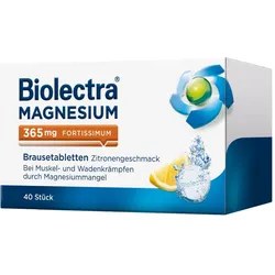 Biolectra MAGNESIUM 365 mg fortissimum 40 St