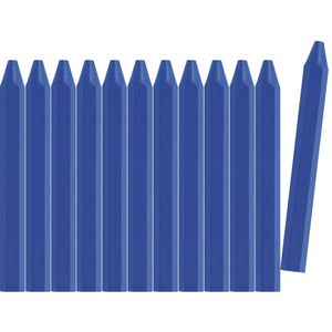 Pica Signierkreide Classic ECO 591/41, 12 Stück, blau, eckig gespitzt, 11 cm lang
