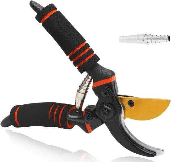 Allecto Plus Professionele bypass snoeischaar met titaniumgelegeerd stalen lemmet, oranje