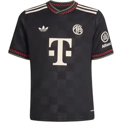 adidas Originals FC Bayern München Ausweichtrikot 2025/26 Kinder KE6797 - black/halo ivory 164