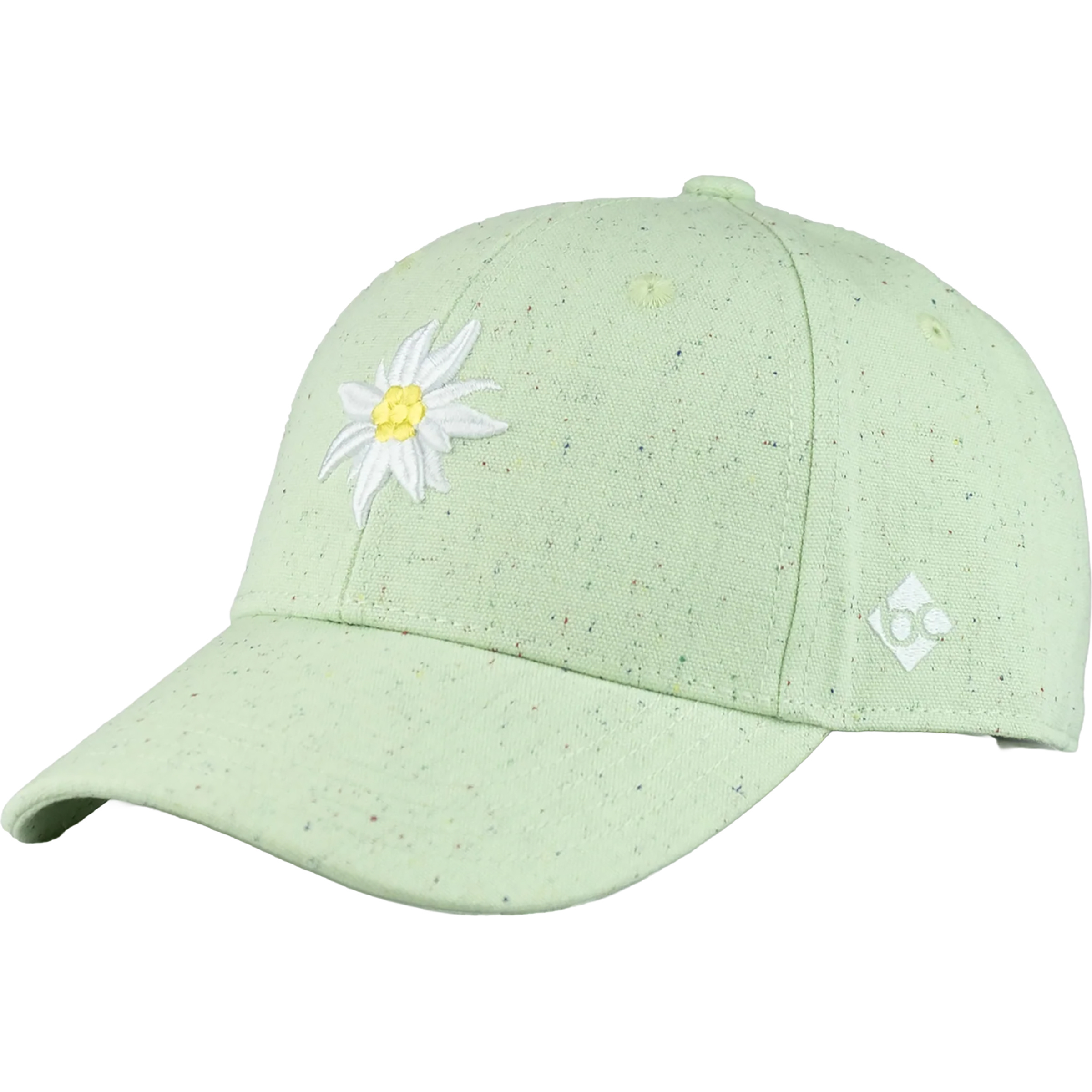 Bavarian Caps Edelweiß Konfetti Curved Cap Basecaps gruen Lifestyle