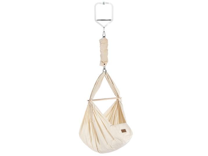 Schmusewolke Federwiege, Beige, Metall, 30x166x137 cm, Babymöbel, Babybetten, Stubenwagen & Babywiegen, Federwiegen