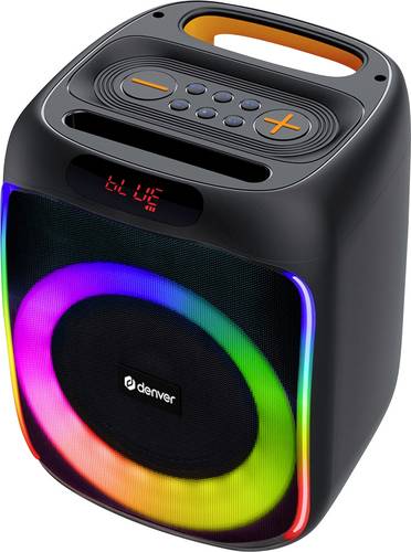Denver BPS-165 Bluetooth Lautsprecher AUX, SD, USB Schwarz
