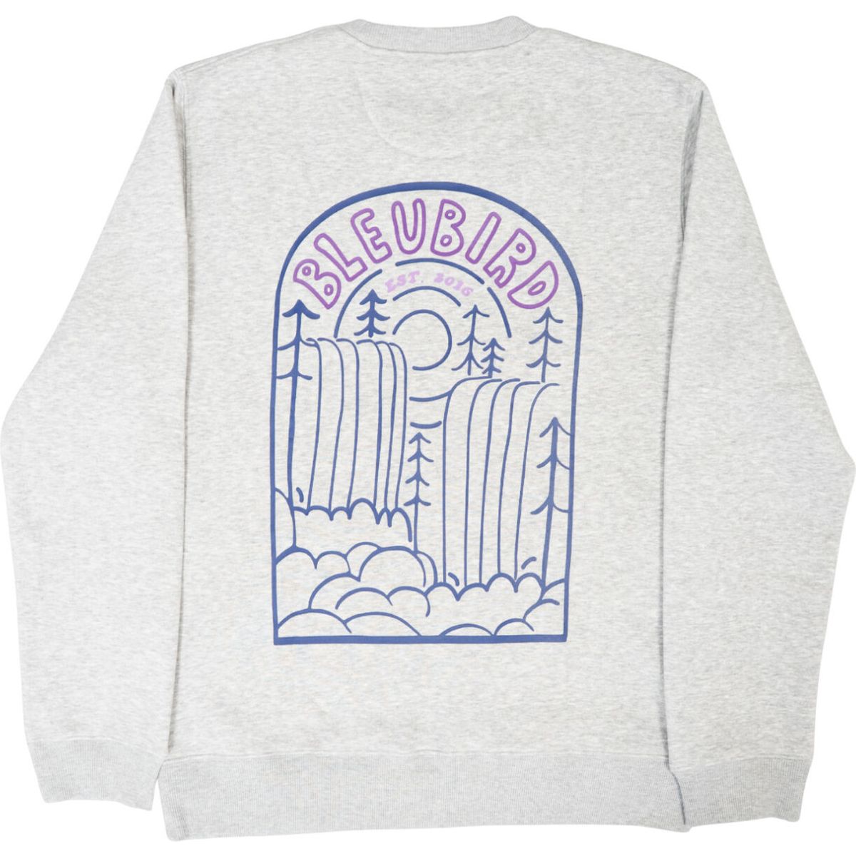 Bleubird Cascade Crew - Grey grey S CREW-CASC-GREY-S