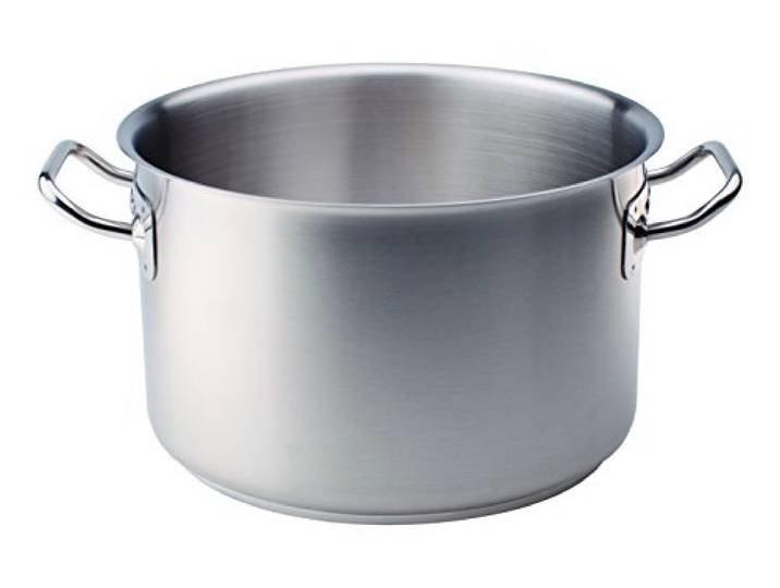 Agnelli Kochtopf hoch Edelstahl ohne Deckel 36 23L