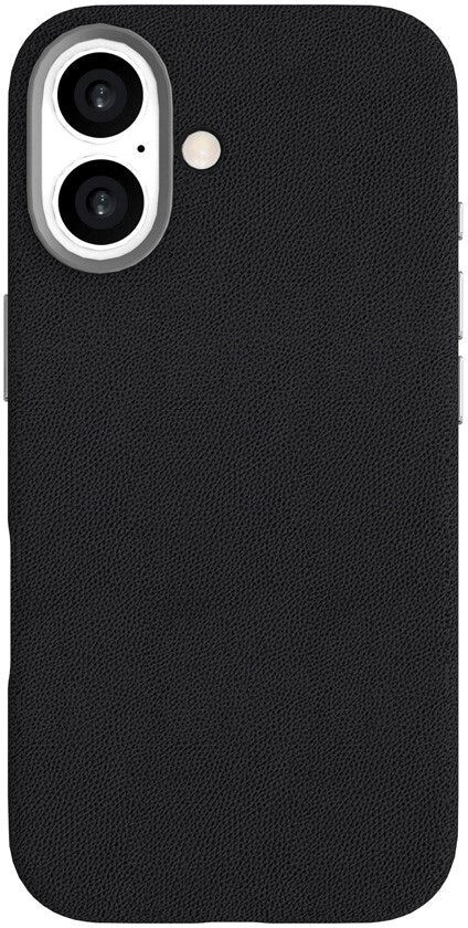 iPhone 17 eSTUFF INFINITE VENICE Kunstlæderbetrukket Plast Mobil Cover - MagSafe Kompatibel - Sort