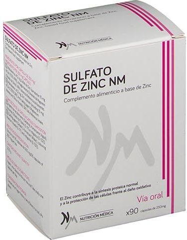 NUTRICIÓN MÉDICA Nm Sulfato De Zinc 90 Caps