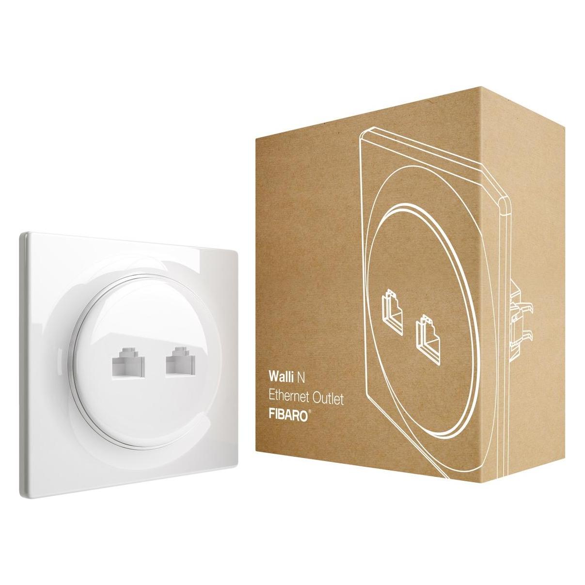 Fibaro Walli N Ethernet Outlet (FGWEEU-021)