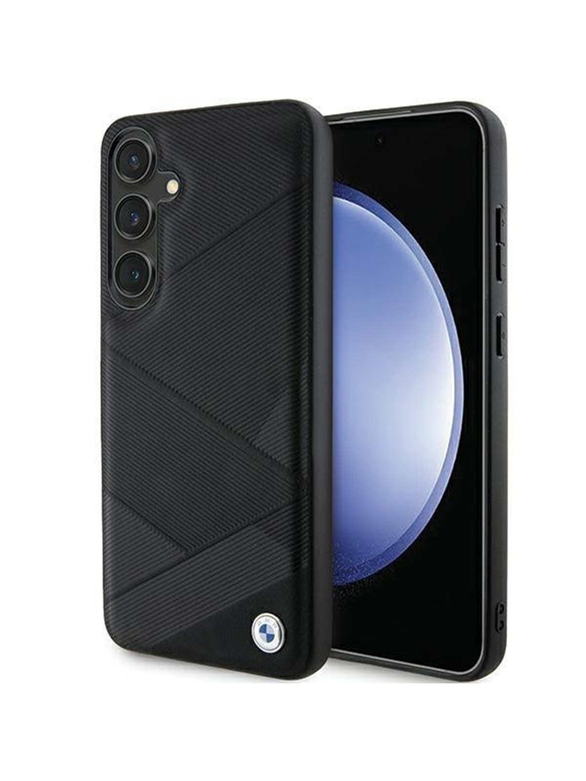 BMW BMHCS24S23RCGPK S24 S921 black/black hardcase Signature Leather Crossing Lines Pattern