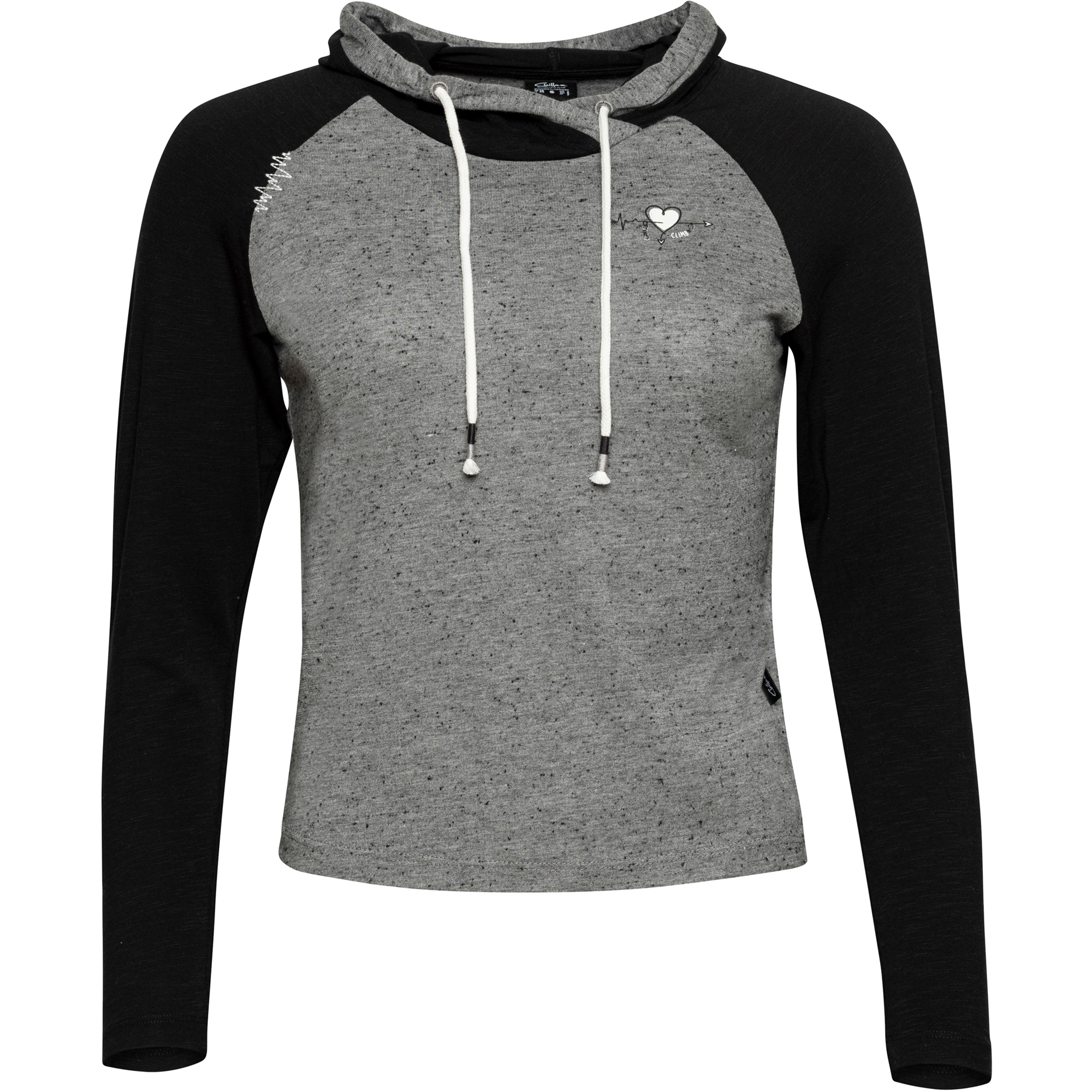 Chillaz Wolkenstein Heartbeat To Climb Damen Hoodies schwarz Größe S Alpinklettern | Sportklettern | Bouldern Hautfreundlich
