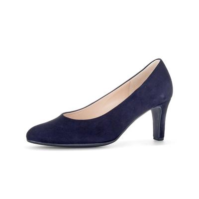 Pumps GABOR "Eleganter Pump", Damen, Gr. 38,5, blau, Schuhe Pumps