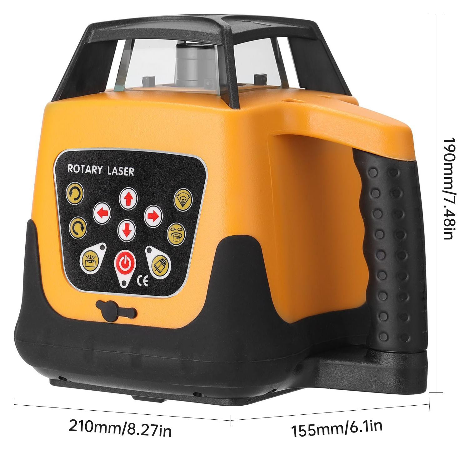Selius Laser Afstandsmeter met 635nm Rode Laser en 500m Werkafstand - Zelfnivellerend
