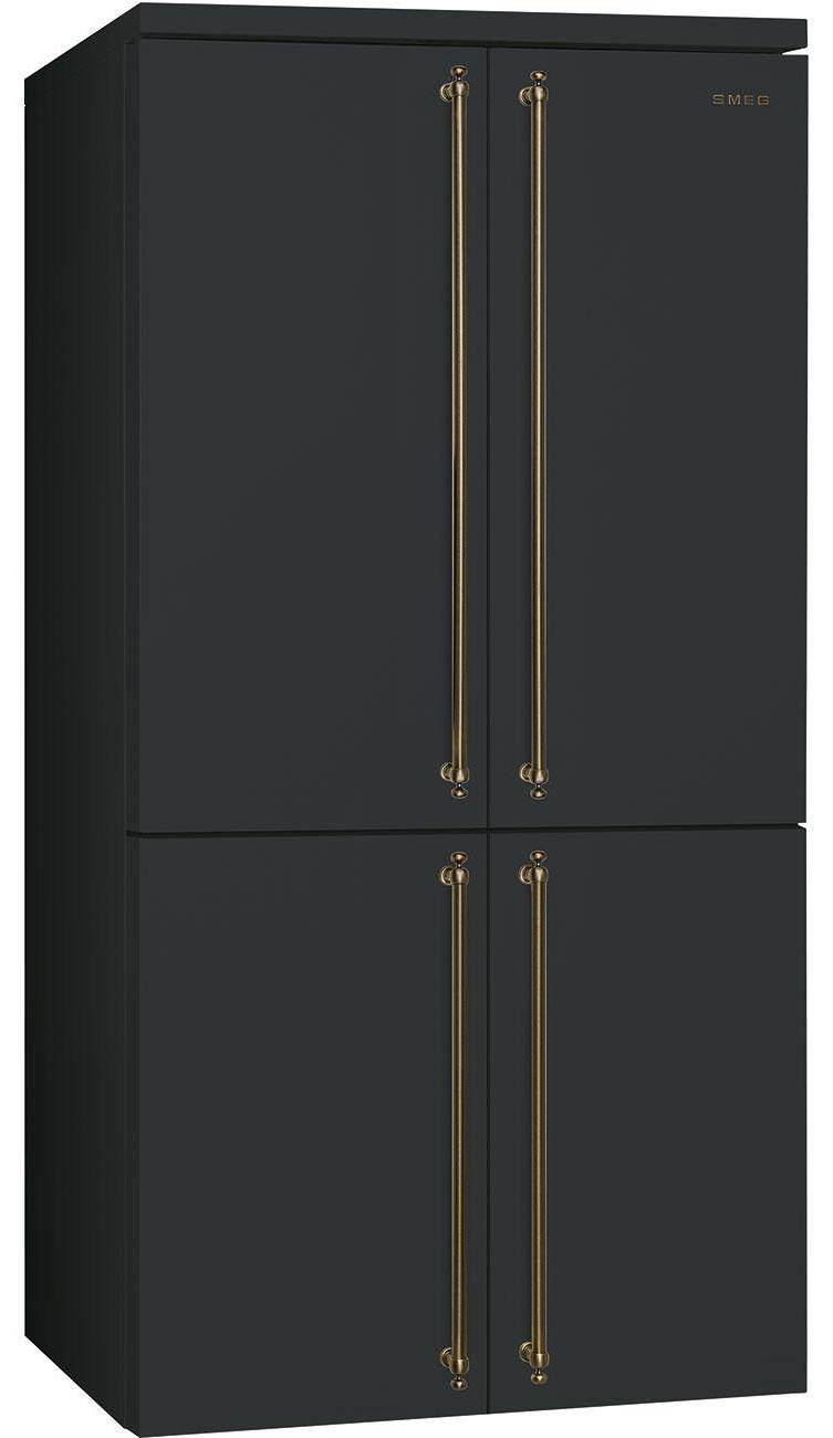 Smeg FQ60CAO6 Side-by-Side Kühlkombination Freistehend 572 l E Anthrazit
