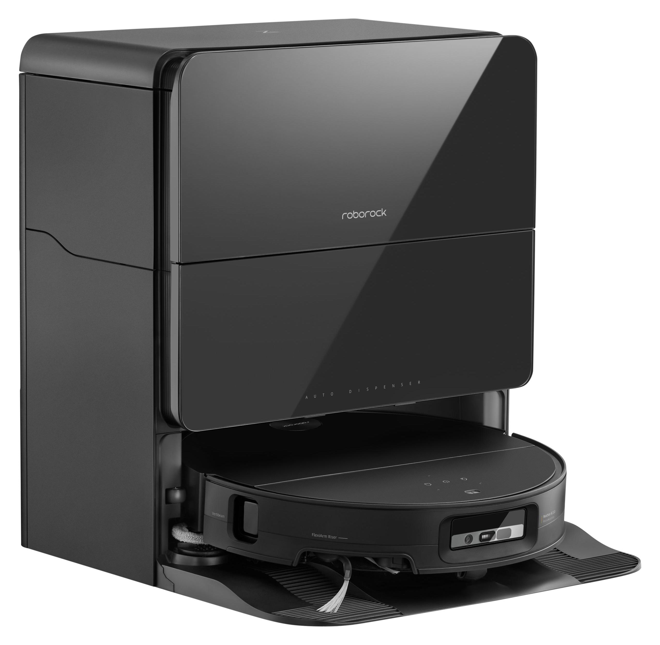 Roborock Saros 10, Kombi, Schwarz, Rund, Staubbeutel, 0,27 l, 64 dB
