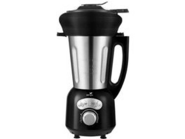 SENYA Blender chauffant avec Panier Vapeur 2L - 1400W - Noir - Cook & Ice V3