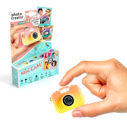 Canal Toys Photo Creator Mini-camera voor kinderen met digitale video en 14 filters - Oranje - CLK 071