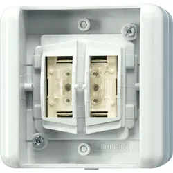Jung KNX Taster BA 2-fach Tasterstellung 8472.01 LED W