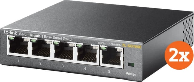 TP-Link TL-SG105E Duo Pack Smart Managed Switch