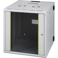 483-mm-Wandschrank, 16 HE, IT-Schrank hellgrau, 16 Höheneinheiten