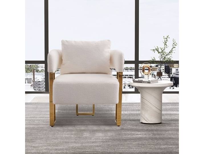 Fauteuil assise individuelle style minimaliste allure luxueuse silhouette élégante format généreux