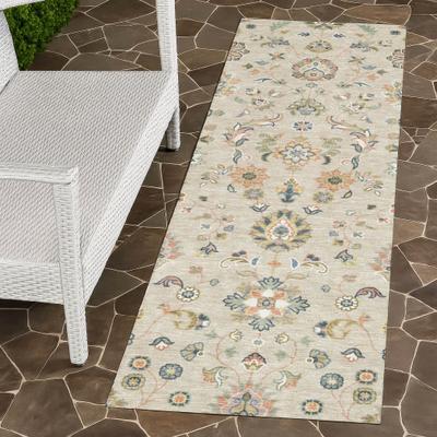 Addison Rugs Machine Washable Indoor/ Outdoor Traditional Basalt Chantille Rug
