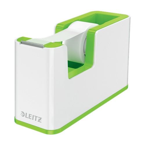 LEITZ Tischabroller WOW Duo Colour perlweiß/grün