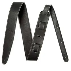 Fender Artisan Leather 2 Zoll - Black - Gitarrengurt