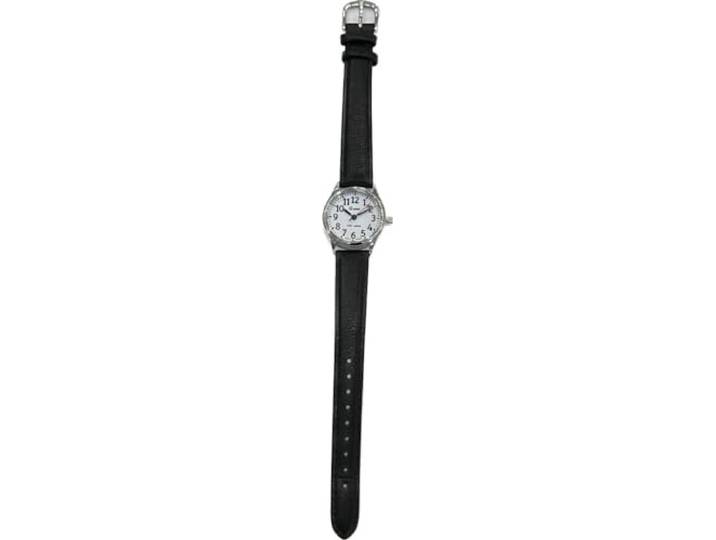 Ruhla Garde analoog herenhorloge met leren armband, zwart, Riemen.