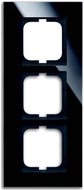 Busch-Jaeger Cadre triple noir, verre 1723-825 (2CKA001754A4324)