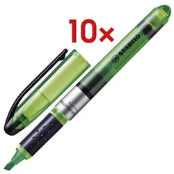 Stabilo 10 x Textmarker »Navigator®« grün