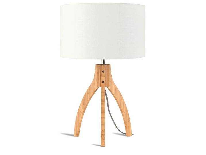 Lampe de table textile blanc ø36cm