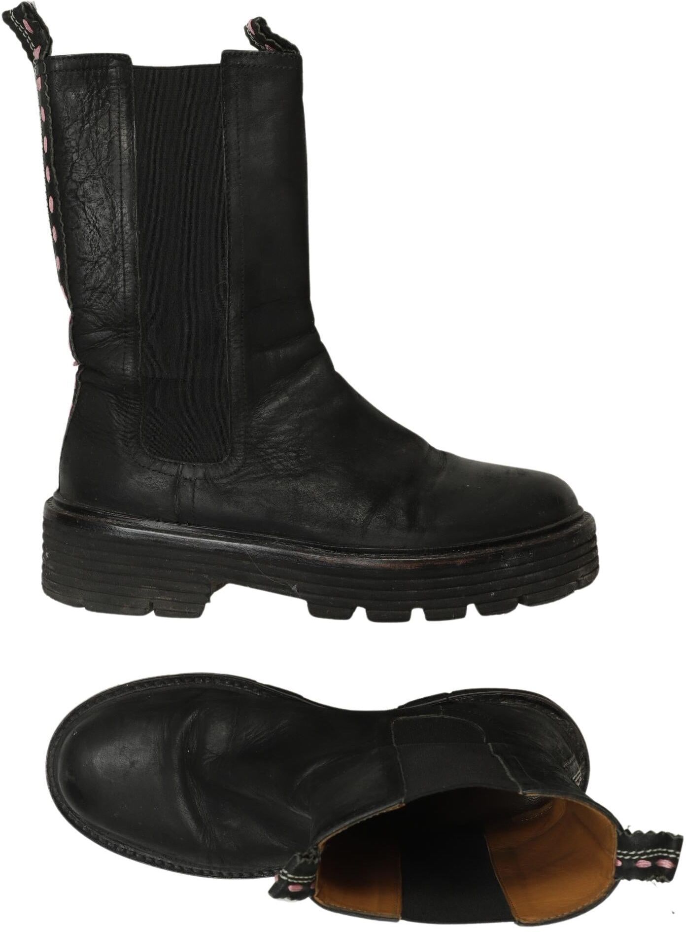 Crick IT Damen Stiefelette, Schwarz, Gr. EU 39, kein / Etikett - Second Hand
