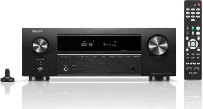Denon AVR-X580BT Black + 2x Polk Audio T50 + Polk T30C + Polk T15